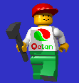 (Octan minifig with hammer)